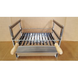CHURRASQUEIRA INOX 50x40