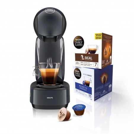 MAQUINA KRUPS DOLCE GUSTO KP173BP13 INFINISSIMA GREY PF ( PACK 2 X 16 CAP.)