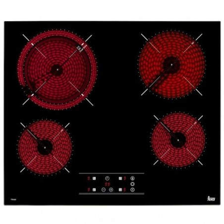 PLACA VITROCERÂMICA TTPRO6420 (ARO METÁLICO) TEKA
