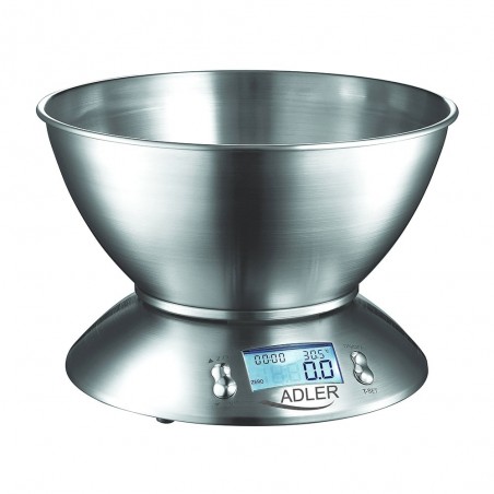 BALANÇA DE COZINHA AD3134 5Kg/1g INOX ADLER
