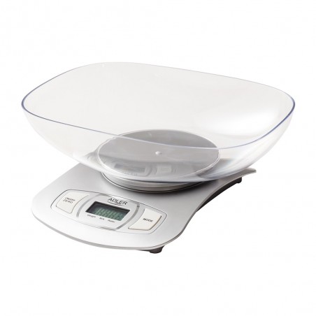 BALANÇA DE COZINHA AD3137S 5KG/1G PRATEADA ADLER