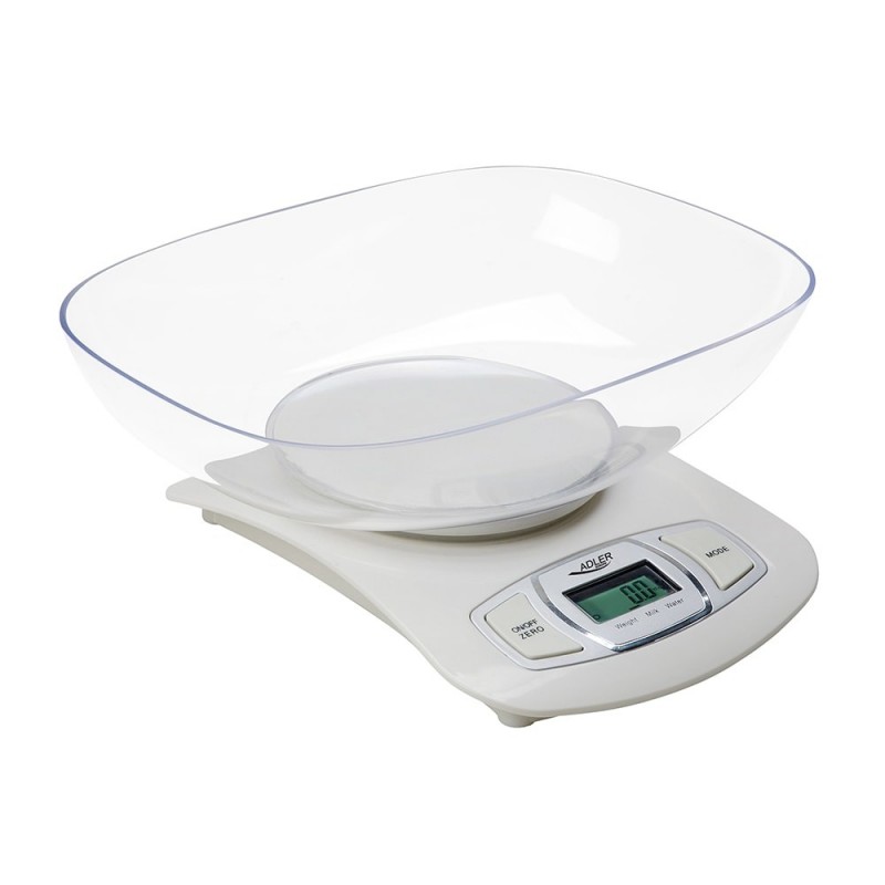 BALANÇA DE COZINHA AD3137W 5KG/1G BRANCA ADLER