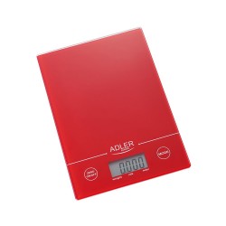 BALANÇA COZINHA AD3138R - VERMELHA - 5KG/1G ADLER